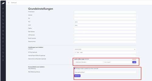 Lohnbüro - HGV Schnittstelle 1